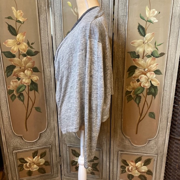 WHITE & WARREN woman’s gray sweater - Picture 4 of 7